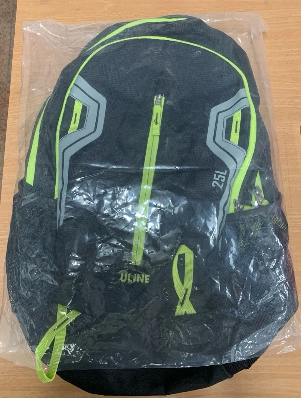 Uline black backpack